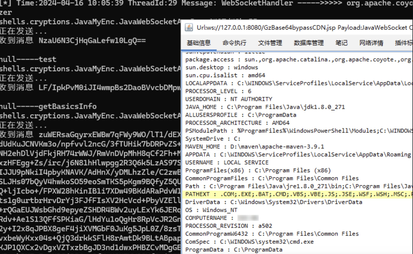 哥斯拉 Websocket型 webshell-鹏组安全社区