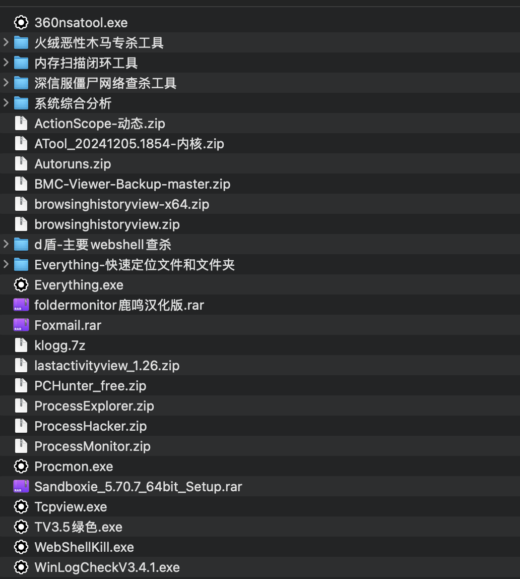 投稿-应急响应及溯源常用工具-鹏组安全社区