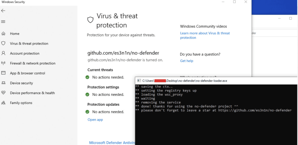 禁用 Windows Defender+防火墙的一种稍微有趣的方法-鹏组安全社区