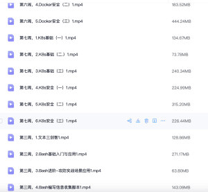 云安全视频教程-鹏组安全社区